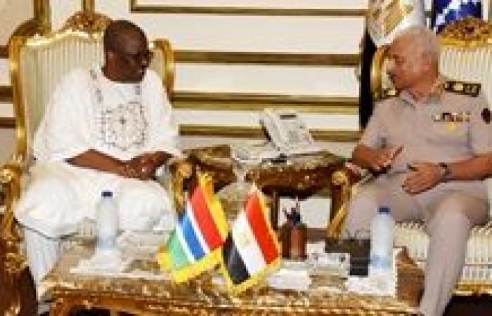 وزير الدفاع والإنتاج الحربى يلتقى وزير الدفاع لجمهورية جامبيا