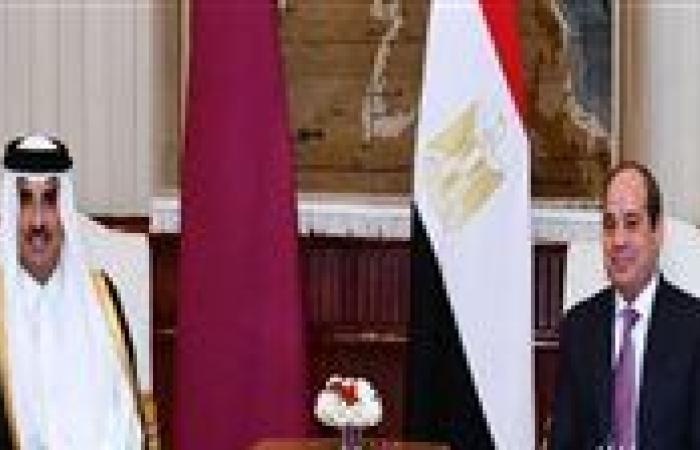 الرئيس السيسى يلتقى أمير قطر ويؤكد استعداد مصر التام لتقديم كافة أشكال الدعم لصون سيادة الدوحة