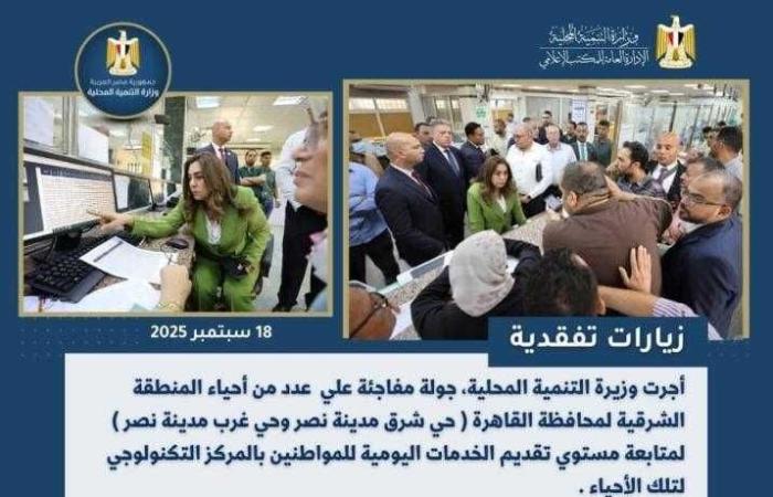 أبرز أنشطة وزارة التنمية المحلية خلال أسبوع