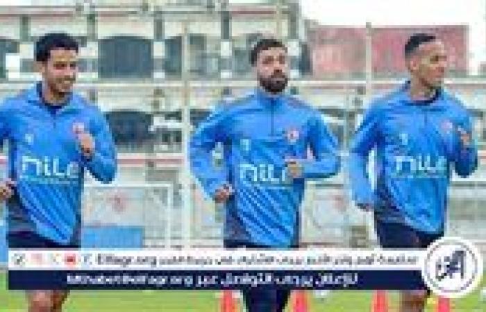 تدريبات بدنية قوية لبدلاء الزمالك