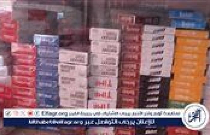 ضبط شخصين بحوزتهما أكثر من 107 آلاف عبوة سجائر مهربة بأسيوط