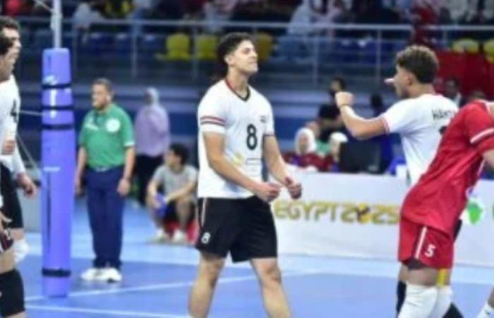 مصر بطلة أفريقيا في «شباب الطائرة» بعد هزيمة الكاميرون