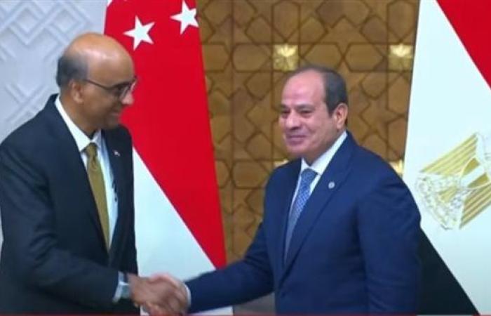 مصر وسنغافورة توقعان 7 مذكرات تفاهم لتعزيز التعاون المشترك