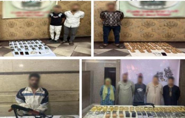 ضبط عناصر بؤر إجرامية من جالبى ومتجرى المواد المخدرة والأسلحة النارية غير المرخصة ومصرع عنصرين جنائيين شديدى الخطورة عقب تبادل إطلاق النيران مع قوات الشرطة بالشرقية والأقصر