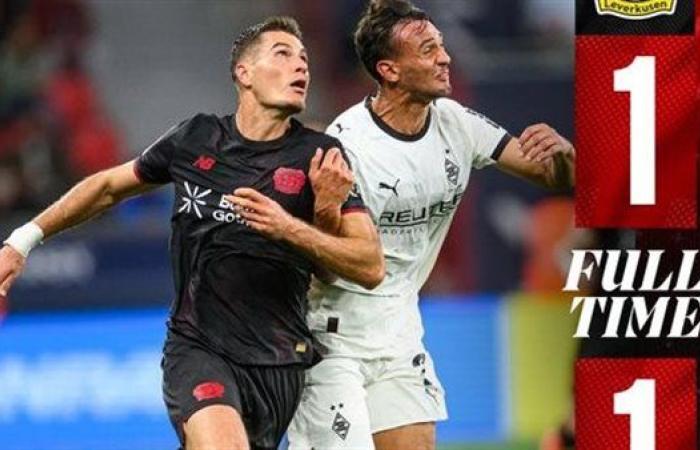 تعادل قاتل يحسم مواجهة باير ليفركوزن وبوروسيا مونشنجلادباخ بالدوري الألماني