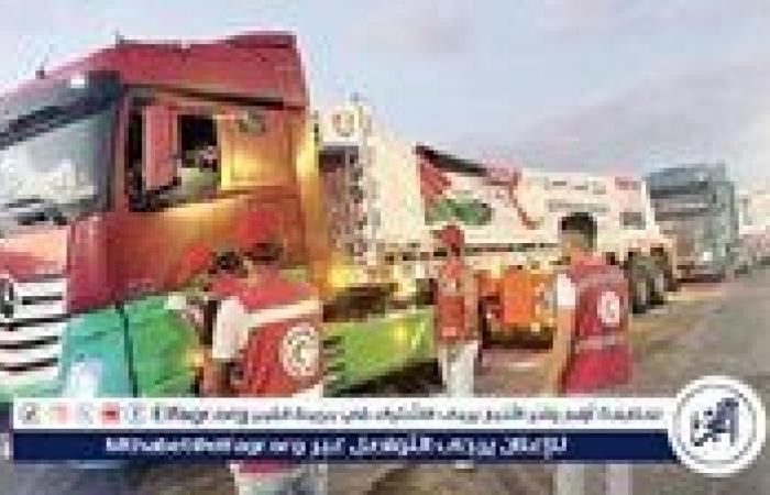 الهلال الأحمر يُطلق قافلة «زاد العزة» الـ 41 حاملة نحو 2500 طن مساعدات إنسانية إلى غزة