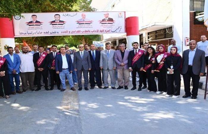 جولة ميدانية لرئيس جامعة أسيوط لتفقد كليات الجامعة مع انطلاق الدراسة