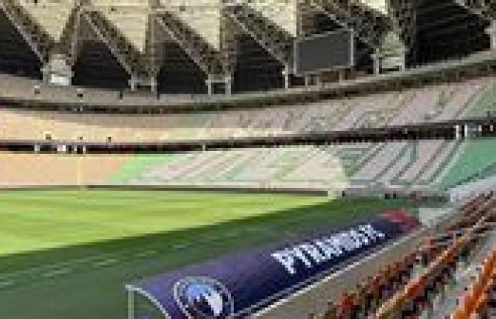 ملعب الجوهرة يتزين لاستقبال مباراة الأهلي وبيراميدز في كأس إنتركونتيننتال
