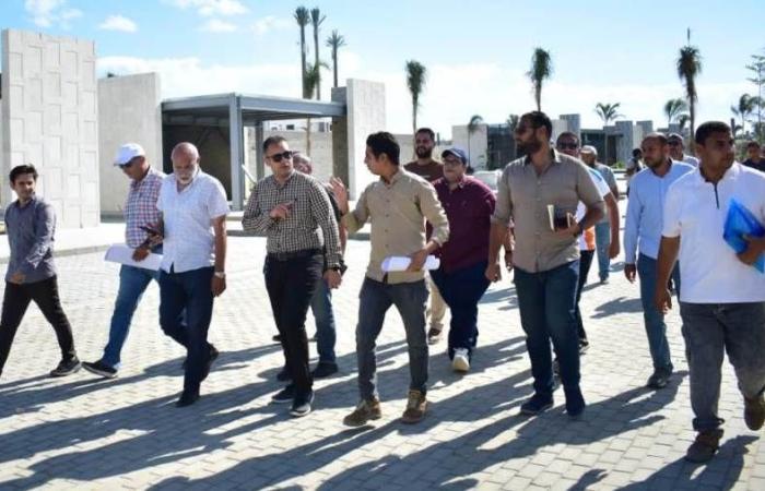 "فى أولى جولاته الميدانية رئيس جهاز العلمين يتفقد المشروعات الجاري تنفيذها بالمدينة "