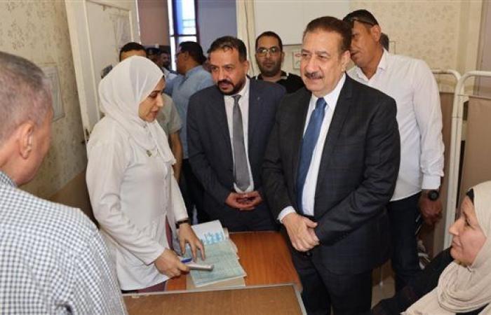 محافظ المنوفية يتفقد عيادات التأمين الصحي بتلا ويوجه بتوسعات جديدة لتحسين الخدمات