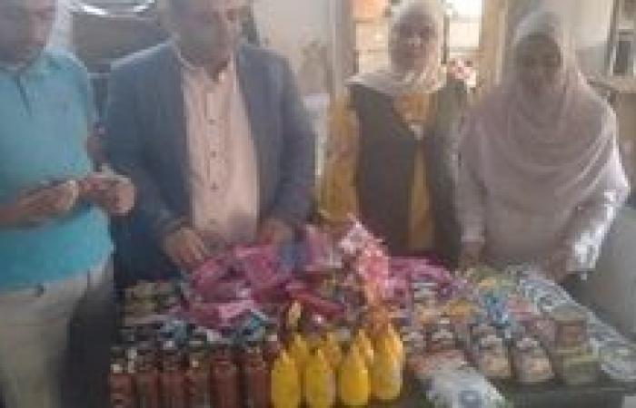 تموين وسط الإسكندرية تضبط مواد غذائية منتهية الصلاحية بالأسواق