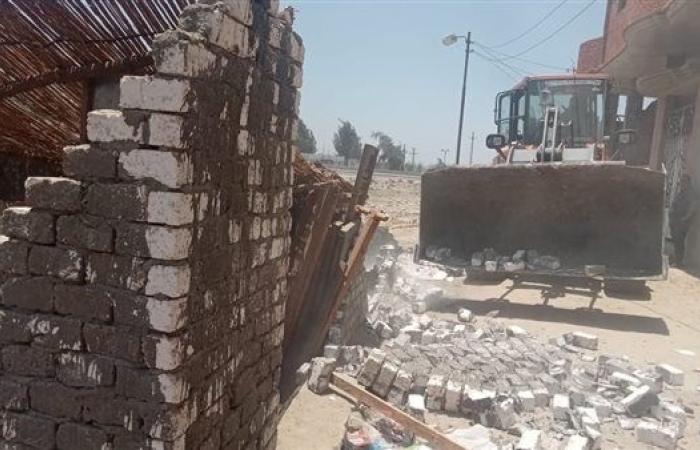إزالة لـ27 حالة تعدٍ بمركزي فايد والقنطرة غرب