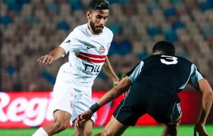 الزمالك يتقدم على الجونة بهدف عدي الدباغ في الشوط الأول