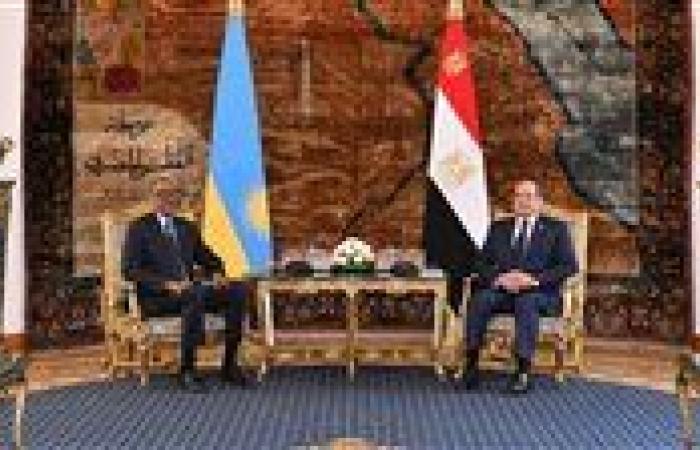 الرئيس السيسي ونظيره الرواندي يبحثان فرص الاستثمار المشترك