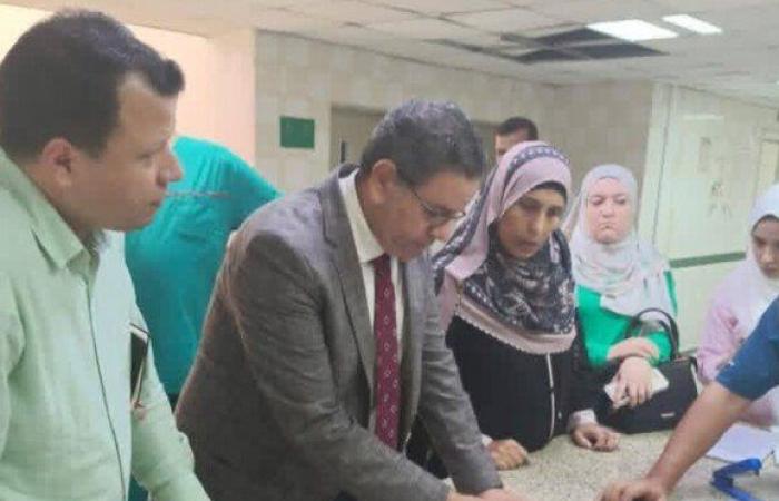 قرارات عاجلة من مدير صحة المنوفية بعد جولة مفاجئة لمستشفى السادات المركزي