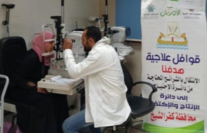 الأورمان تنظم 32 قافلة علاجية لدعم 6400 مريض ضمن المرضى الاولى بالرعاية