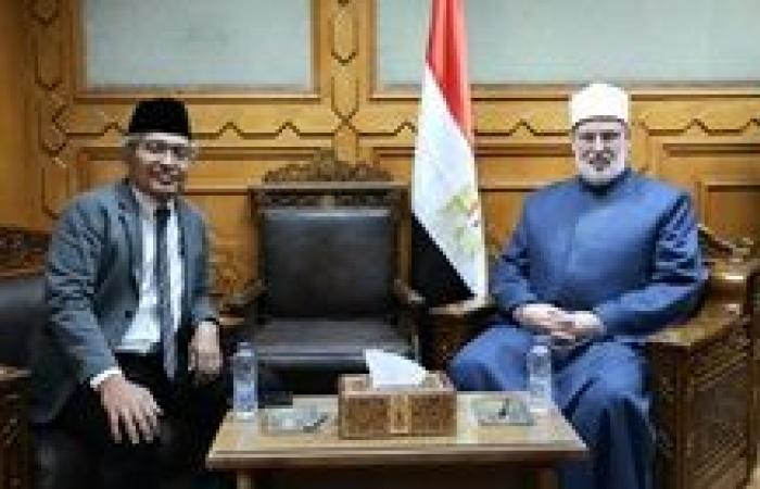وكيل الأزهر يستقبل رئيس جمعية نهضة العلماء الإندونيسية