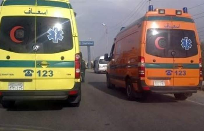 في حادث تصادم سيارتين.. إصابة 6 أشخاص أعلى طريق حلوان