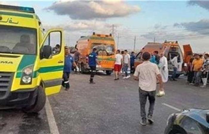 إصابة شخص في انقلاب سيارة ملاكي بطريق كورنيش الإسكندرية