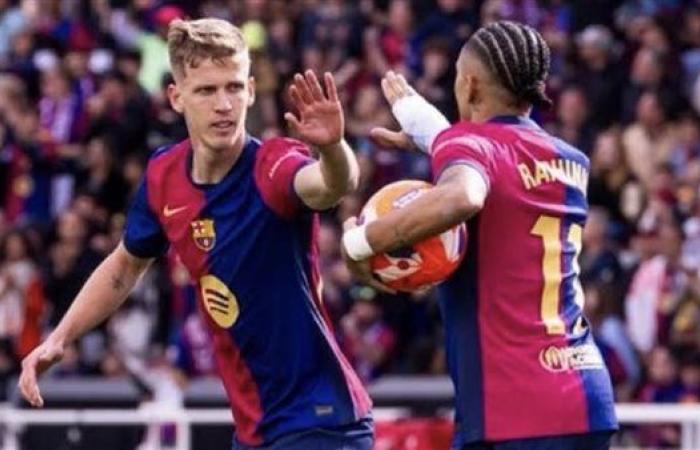 مباشر.. مباراة برشلونة وريال أوفييدو في الدوري الإسباني