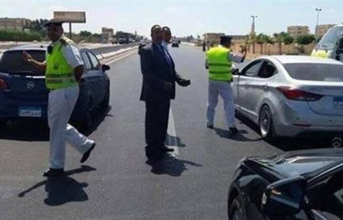 كثافة مرورية بشوارع القاهرة والجيزة