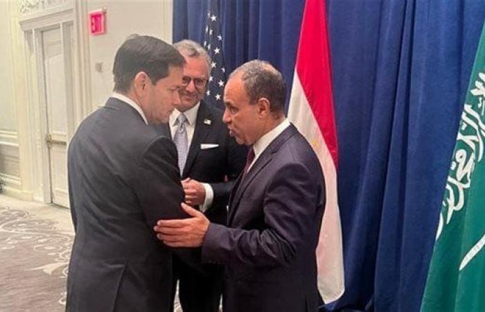 وزير الخارجية يؤكد للجانب الأمريكى منع محاولات تهجير الفلسطينيين