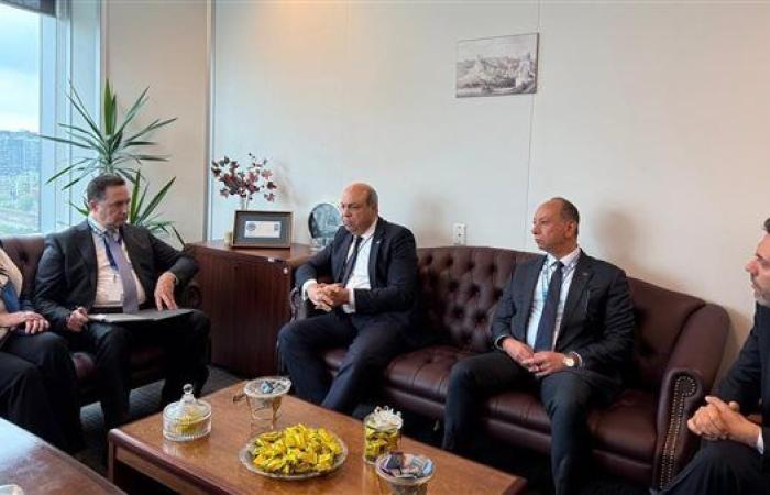 الحفني يبحث مع الجانب اليوناني سبل تطوير النقل الجوي والتكنولوجيا في إطار الإيكاو