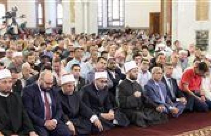 وزير الأوقاف يشهد صلاة الجمعة "بمسجد الرحمن الرحيم" ويفتتح مكتبة الراوي للعلوم العقلية