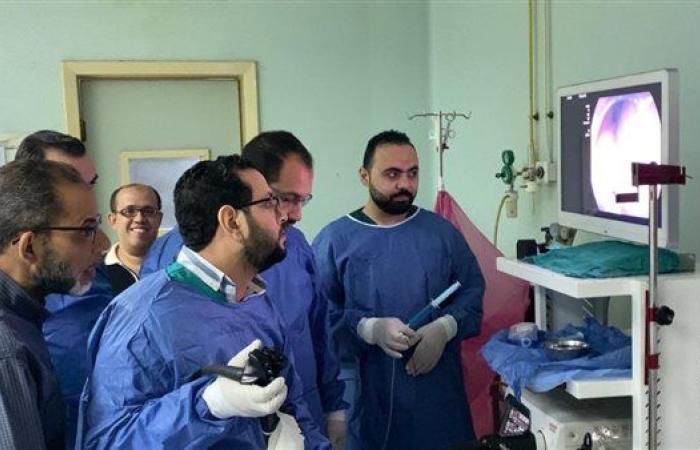 جامعة المنوفية نجاح أول عملية منظار فراغ ثالث لمريض بمعهد الكبد القومي