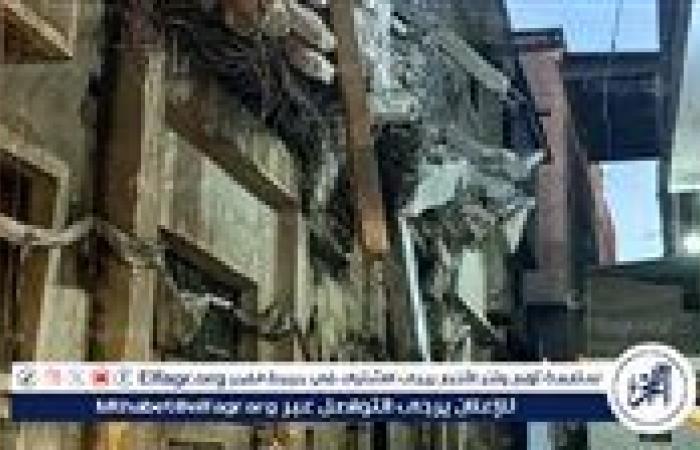 عاجل..انهيار مصنع من 6 طوابق بسبب حريق هائل بالمنطقة الصناعية بالمحلة الكبرى