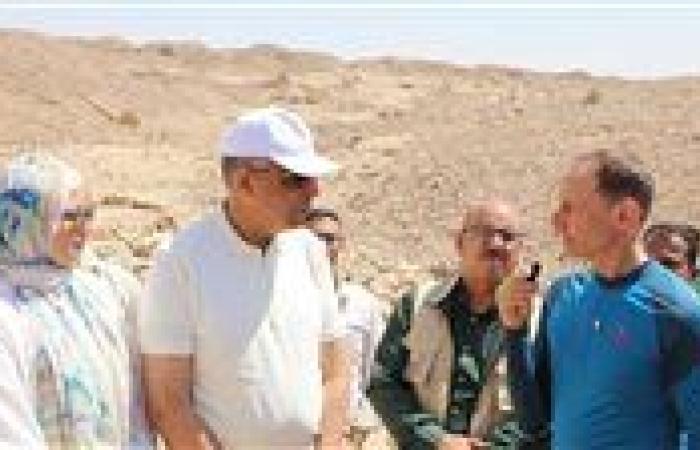 في اليوم العالمي للسياحة.. محافظ المنيا يتفقد أعمال البعثة الأجنبية  المشتركة بمنطقة زاوية سلطان