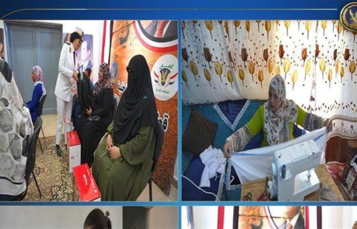 الداخلية تمكّن المرأة اقتصاديًا.. توزيع ماكينات خياطة بمدينة الأسمرات