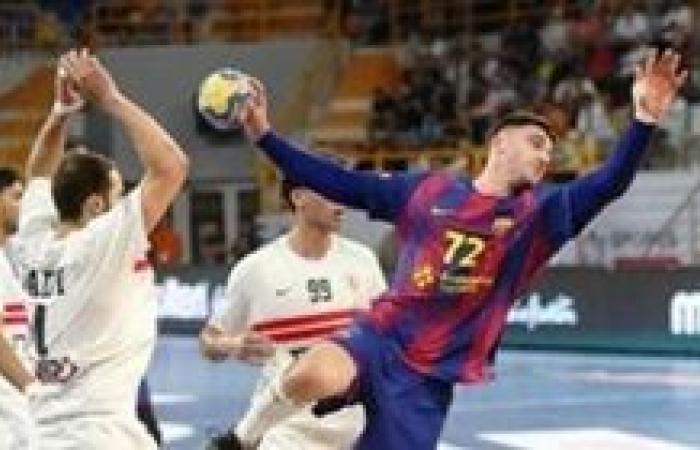 الزمالك يخسر أمام برشلونة 47/ 25 فى بطولة العالم لكرة اليد للأندية