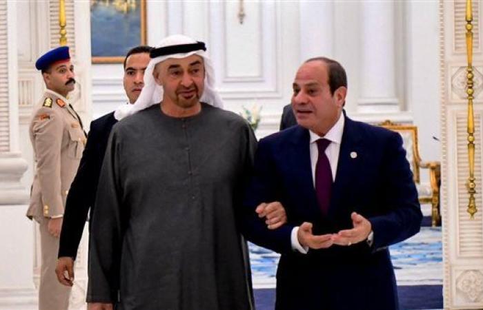 السيسي يؤكد عمق ومتانة العلاقات الثنائية بين مصر والإمارات