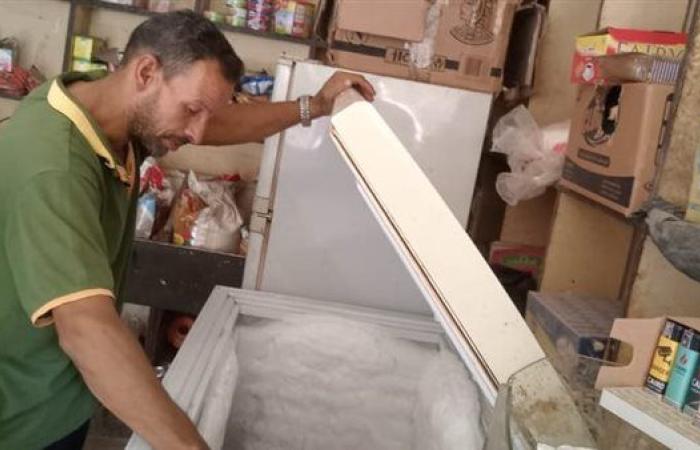 ضبط أكثر من 2 طن منتجات غذائية منتهية الصلاحية ببني سويف