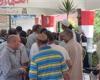 مواطن يتعرض للإغماء خلال التصويت في انتخابات مجلس الشيوخ بنها