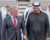 الرئيس الإماراتي وملك الأردن يؤكدان رفضهما المواقف والتصريحات الإسرائيلية التي تنطوي على تهديد لسيادة دول المنطقة