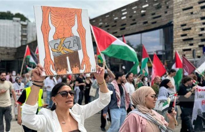 مسيرات حاشدة في ألمانيا تنديدًا بالعدوان المتواصل على غزة