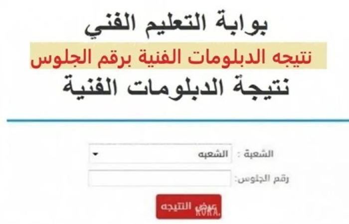 نتيجة الدبلومات الفنية 2025 في الجيزة.. إعلان وشيك واستعدادات مكثفة ورابط النتيجة