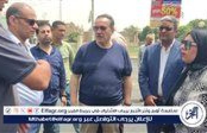 محافظ أسيوط يتفقد أعمال الرصف بأبنوب بتكلفة 28 مليون جنيه