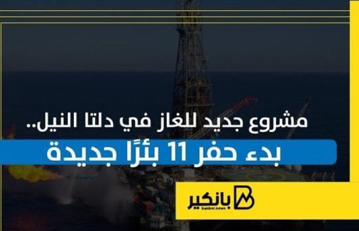 مشروع جديد للغاز في دلتا النيل.. بدء حفر 11 بئرًا جديدة