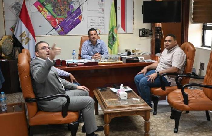 رئيس جهاز العاشر  يبحث مع مكتب «ساين» الاستشاري آليات تطوير المحاور المرورية