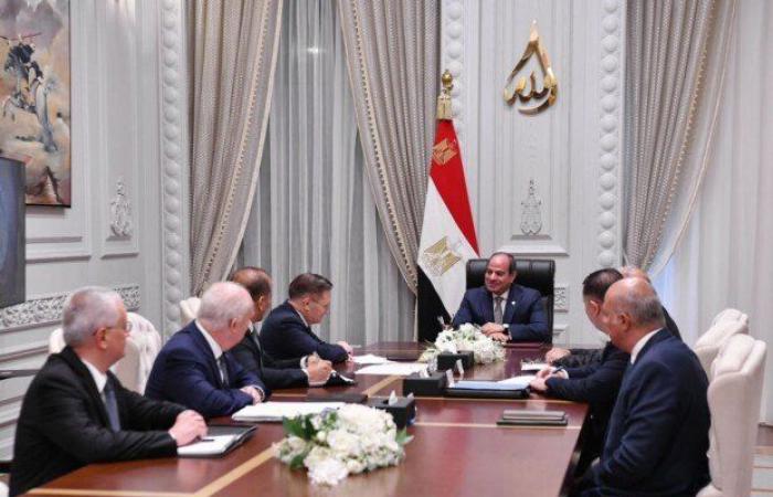الرئيس السيسي يلتقي المدير العام لهيئة الطاقة النووية الروسية