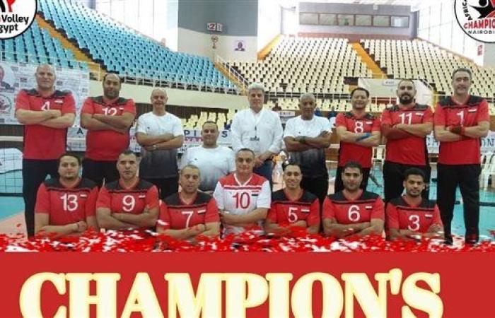 منتخب الطائرة البارالمبي يحصد ذهبية البطولة الأفريقية في كينيا بالفوز على رواندا