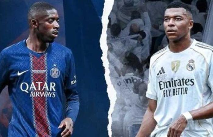 بقيادة مبابي وديمبلي.. التشكيل الرسمي لريال مدريد وباريس سان جيرمان