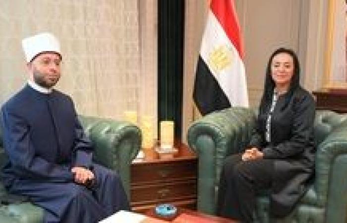 وزيرة التضامن الاجتماعي تستقبل وزير الأوقاف  ويبحثان تعزيز سبل التعاون