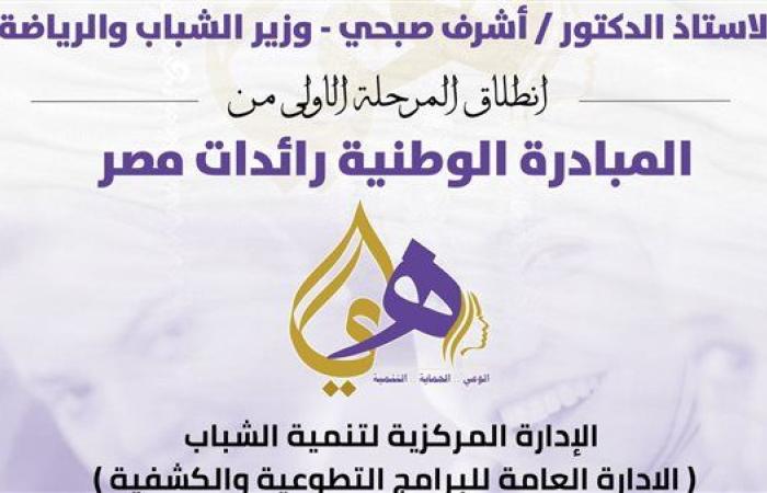 "الشباب والرياضة " تطلق المرحلة الأولي من المبادرة الوطنية "رائدات مصر"