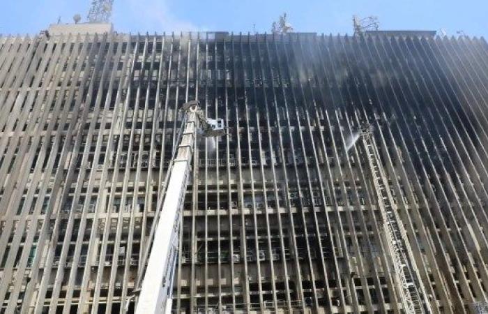 صرف مليون و100 ألف جنيه لأسرة كل ضحية بحريق سنترال رمسيس و175 ألف جنيه لكل مصاب