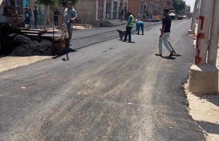 محافظ القليوبية يتابع رصف الطرق الداخلية بقرى شبين القناطر ضمن "حياة كريمة"
