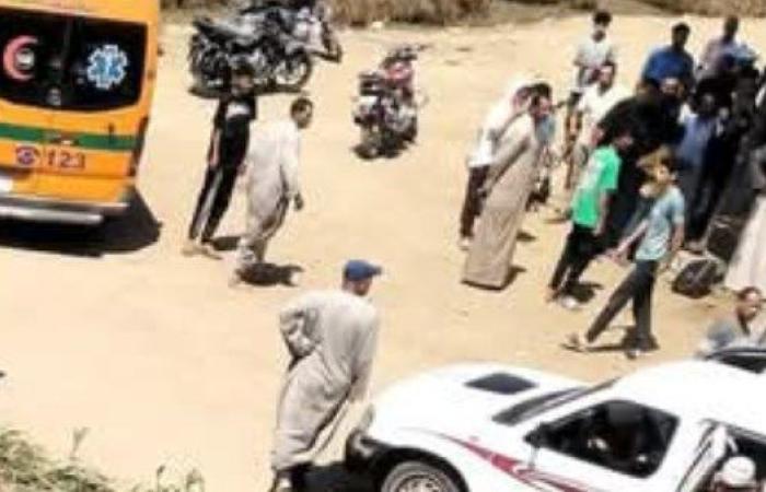 مصرع سيدة وإصابة 7 بسقوط سيارة أجرة في ترعة بالسادات